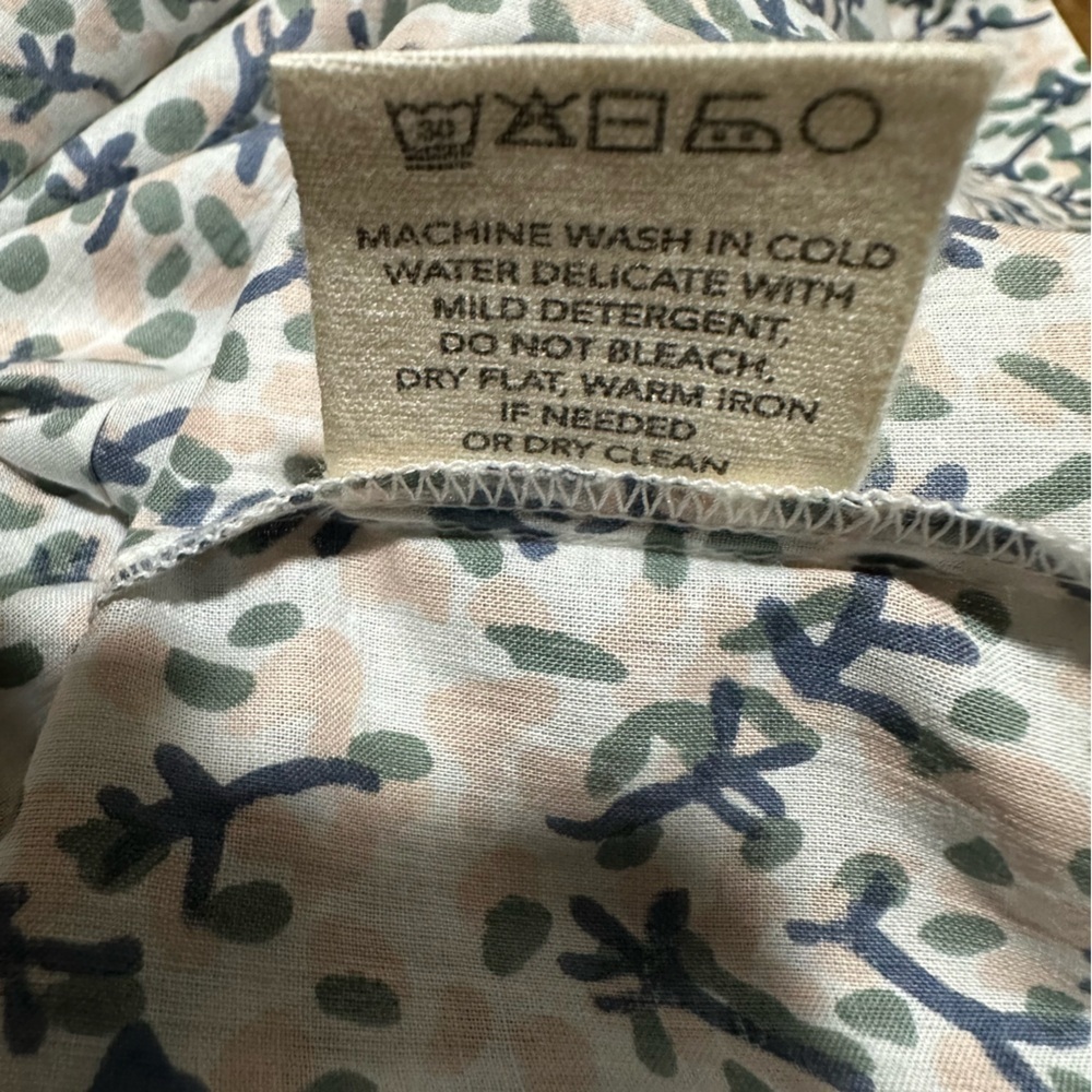 Mirth multicolor Print pajama short sleeve light weight cotton Top size small - Picture 7 of 8